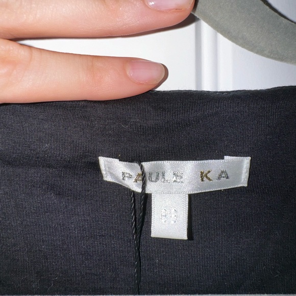 PAULE KA dress turquoise and black dress with bow Accent NWT size 38 - Picture 4 of 11